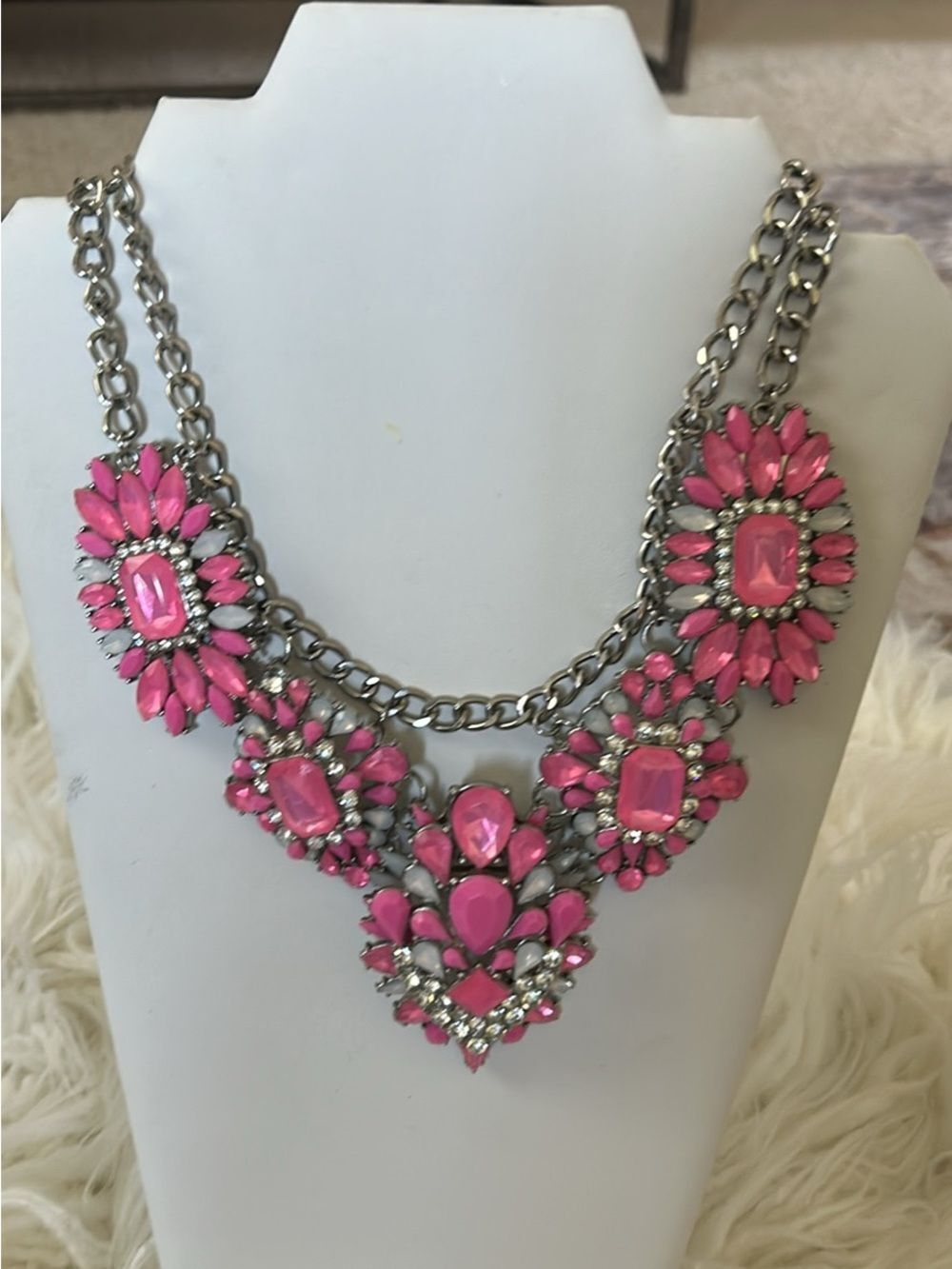 Pink Statement Necklace - Fashion Brand